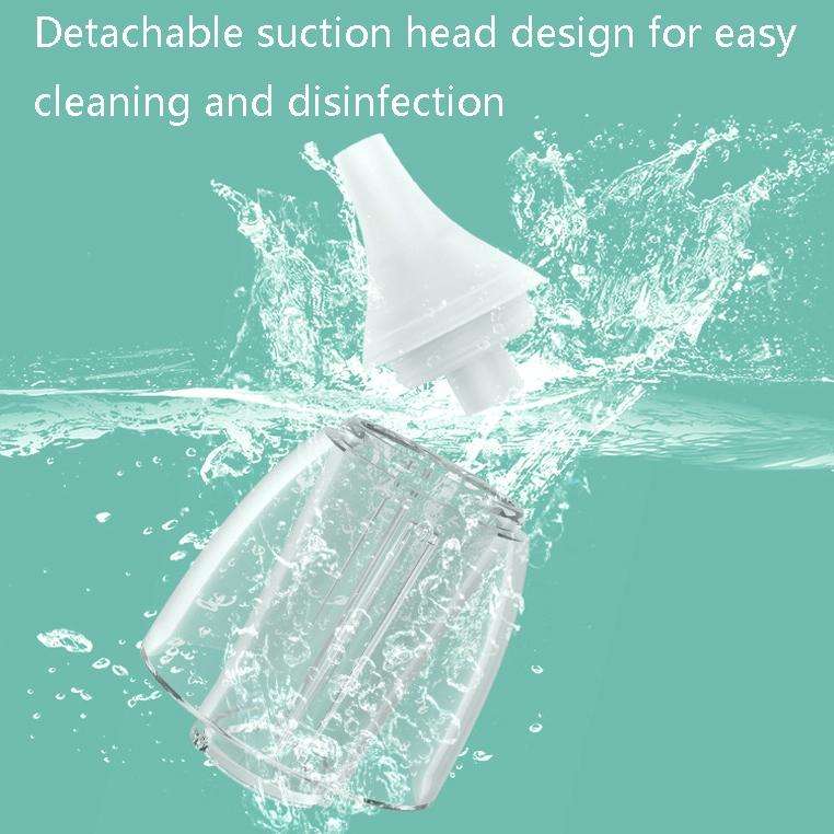 FY-B202 Electric Baby Nasal Aspirator Baby Mouth-suction Nose Cleaner(White)