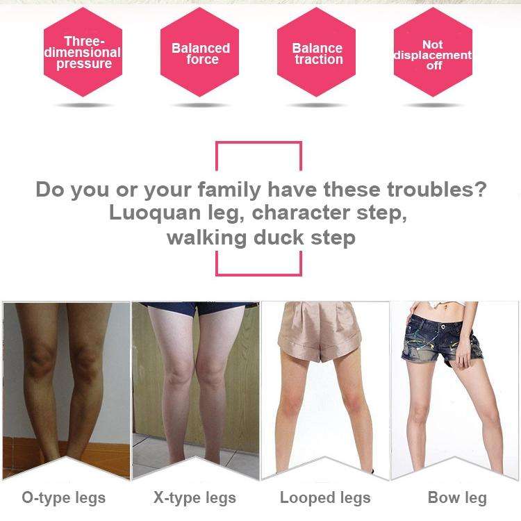 3 PCS/Set Leg Posture Corrector O/X-type Bowlegs Orthotic Bandage Straightening Belt Band, Size: ...