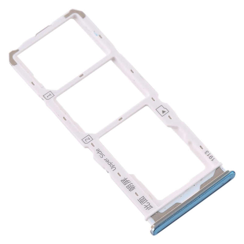 For Vivo Y7s SIM Card Tray + SIM Card Tray + Micro SD Card Tray (Green)