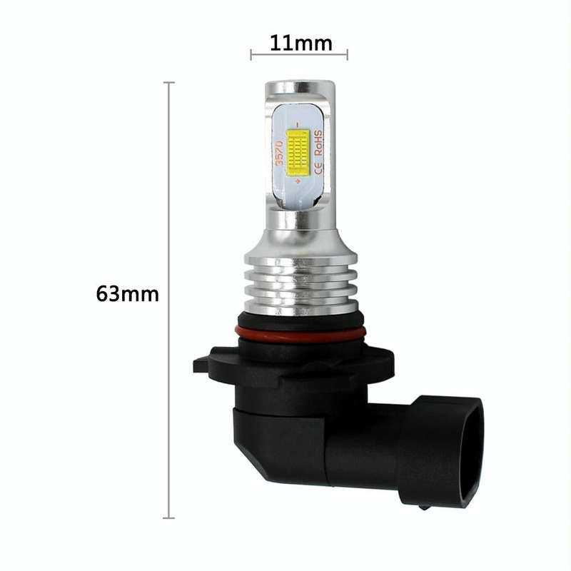 2 PCS 9005 HB3 72W 1000LM 6000-6500K Super Bright White Light Car Fog LED Bulbs, DC 12-24V (Ice B...