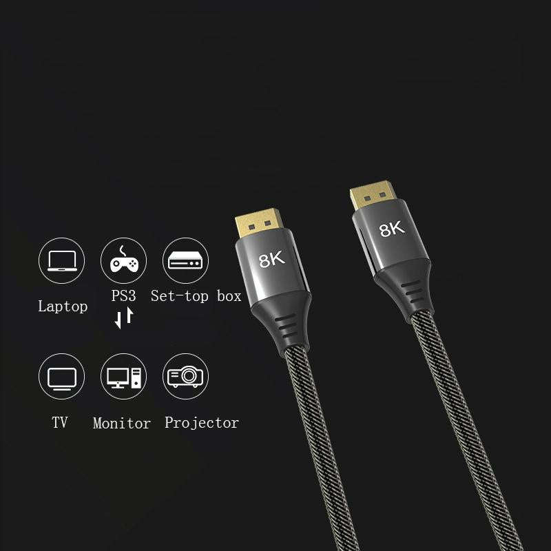 10m DP1.4 Version 8K DisplayPort Male to Male Computer Monitor HD Cable