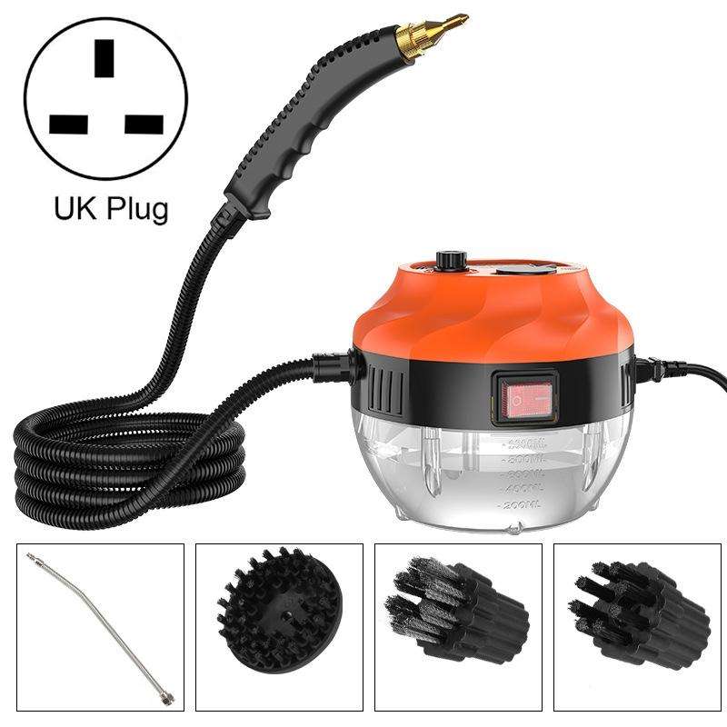 Steam Cleaner High Temperature Sterilization Cleaning Machine with 1L Water Tank 220V UK Plug(Ora...