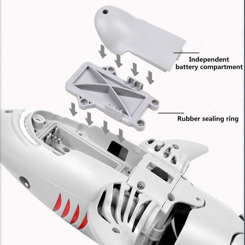 MoFun K23 2.4G 5-channel Remote Control Waterproof Simulation Shark