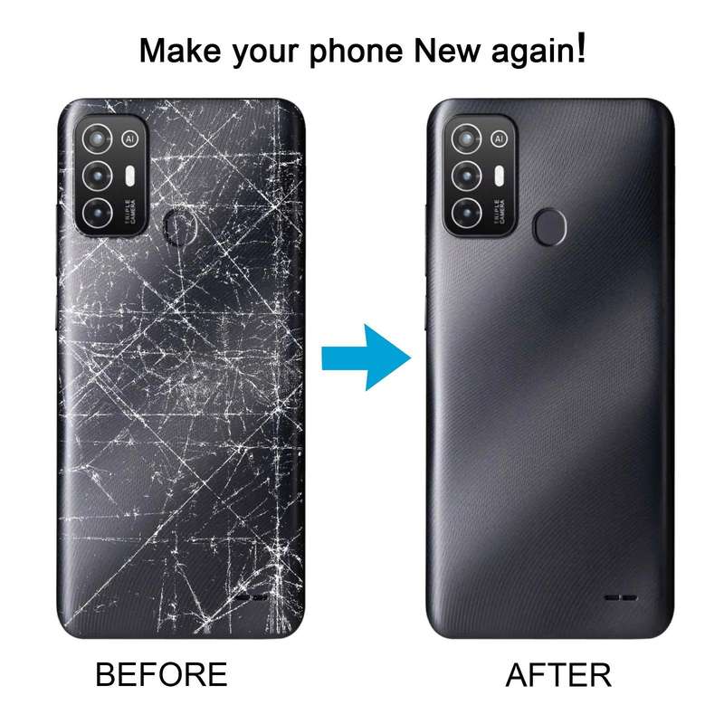 For ZTE Blade A52 Battery Back Cover(Grey)