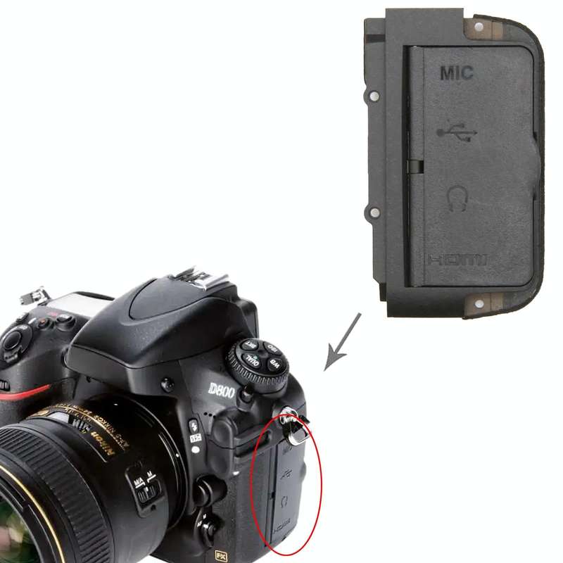 For Nikon D800 Camera USB Cover