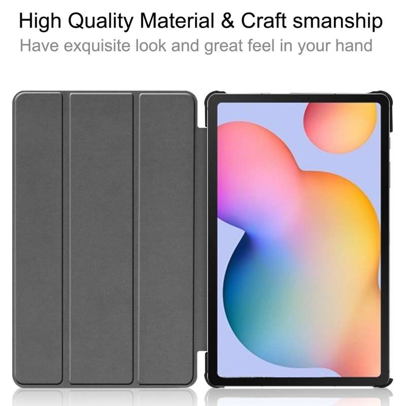 For Samsung Galaxy Tab S6 Lite P610 10.4 inch Colored Drawing Horizontal Flip Leather Case, with ...