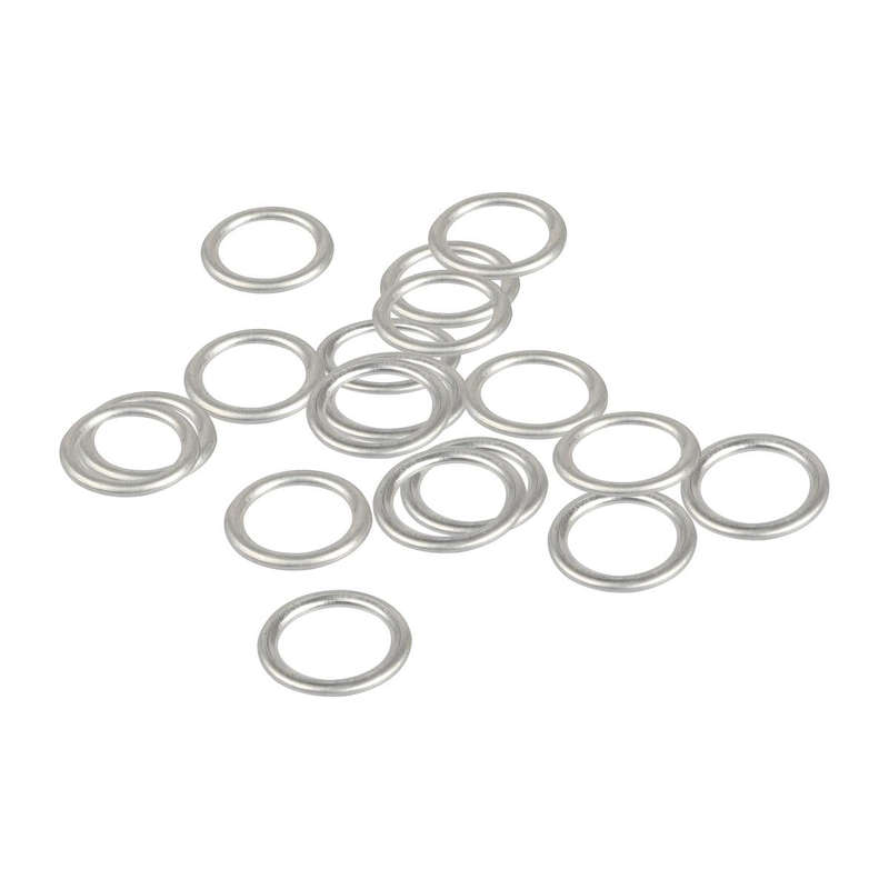 25pcs / Pack For Volkswagen Magotan / Sagitar / CC Car Oil Drain Screw Washer N0138157(Silver)
