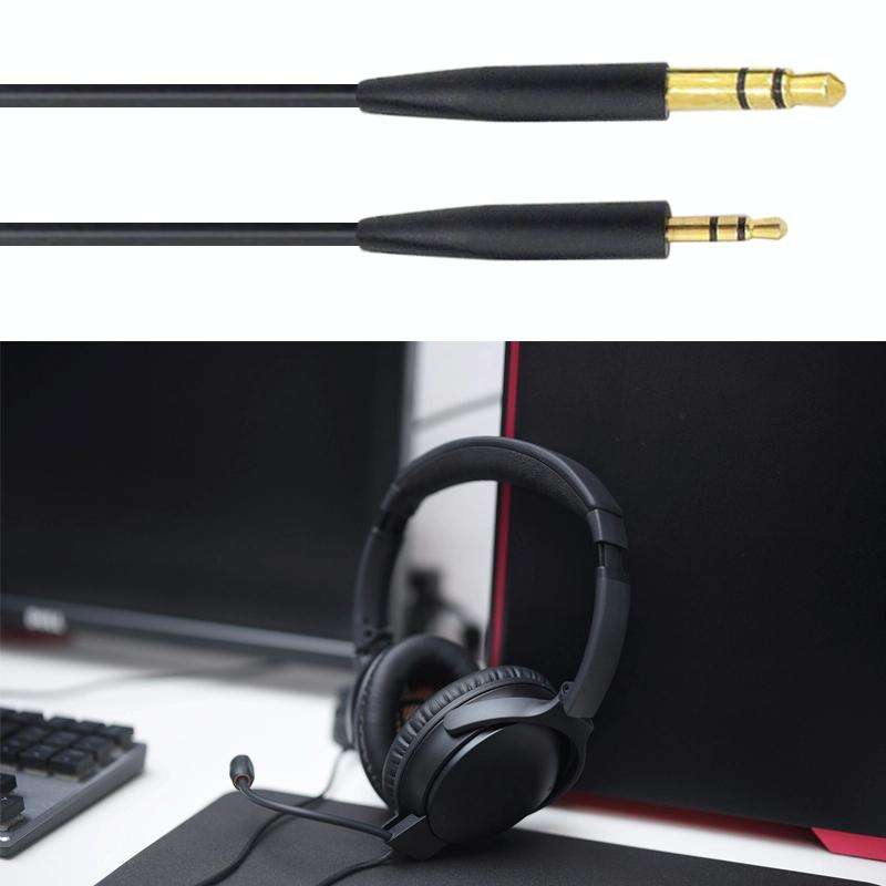 ZS0138 3.5mm to 2.5mm Headphone Audio Cable for BOSE SoundTrue QC35 QC25 OE2(Black)
