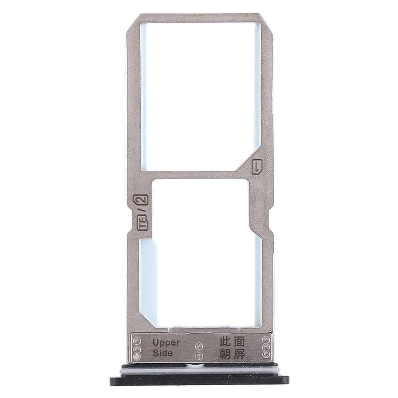 For Vivo Y67 SIM Card Tray + SIM Card Tray / Micro SD Card Tray (Black)