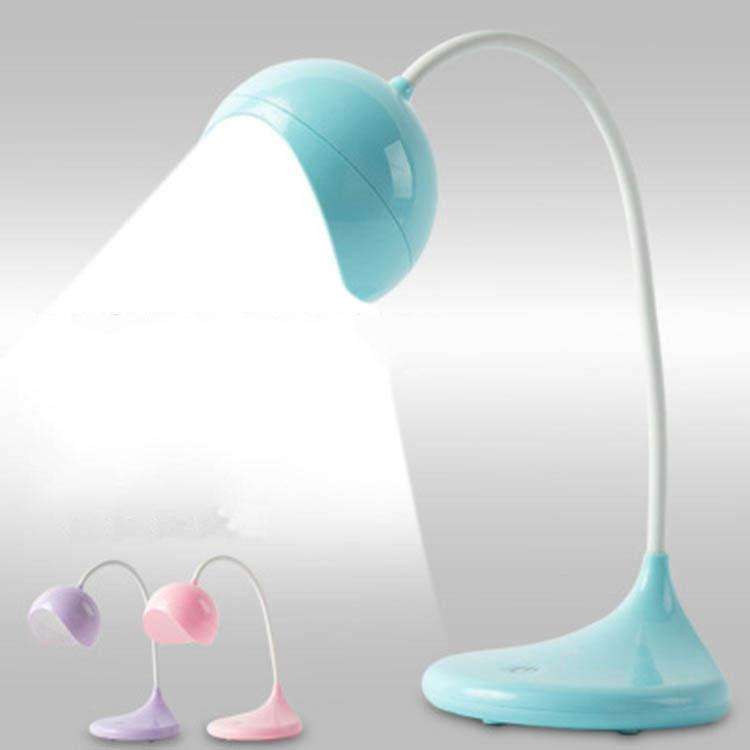 8012 USB Desk Lamp Student LED Study Lamp Bedroom Bedside Lamp(Blue)