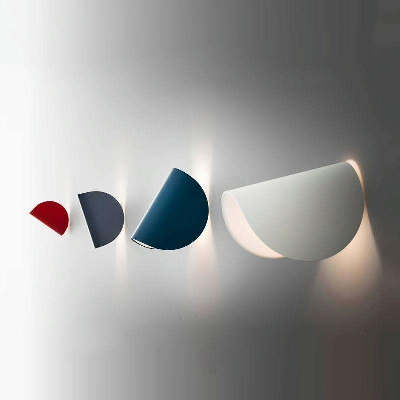 Showroom Bedroom Bedside Lamp Rotating LED Color Wall Lamp, Color: Red(Warm Light)