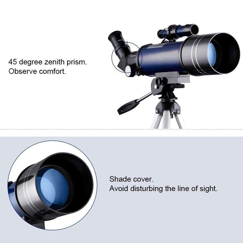 WR852-3 16x/66x70 High Definition High Times Astronomical Telescope with Tripod & Phone Fixing Cl...