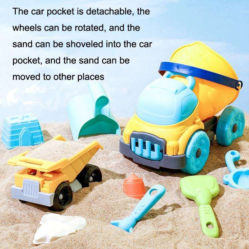 7 PCS / Set Crocodile Beach Toy Set Children Sand Shovel And Water Play Tools
