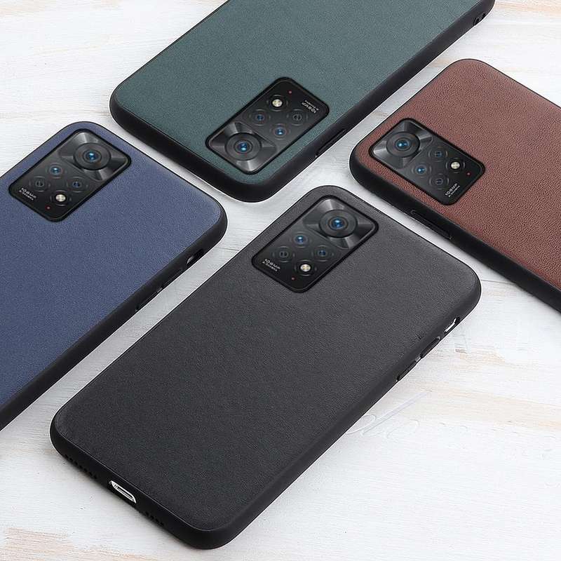 For Xiaomi Redmi Note 11 Pro Global Accurate Hole Sheep Texture Leather Shockproof Phone Case(Green)