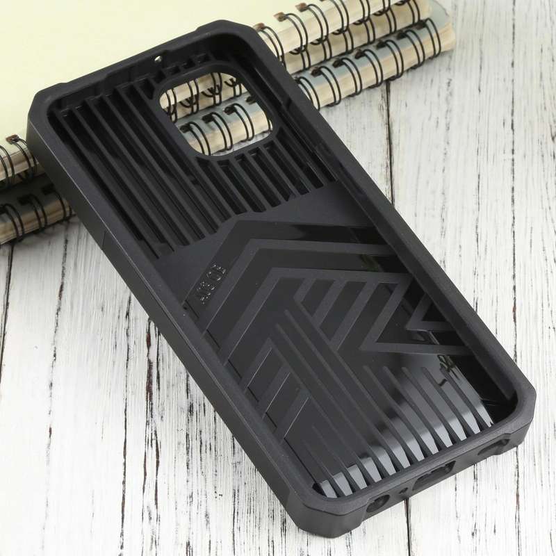 For Samsung Galaxy A03 Sliding Camera Cover Design PC + TPU Shockproof Phone Case(Black)