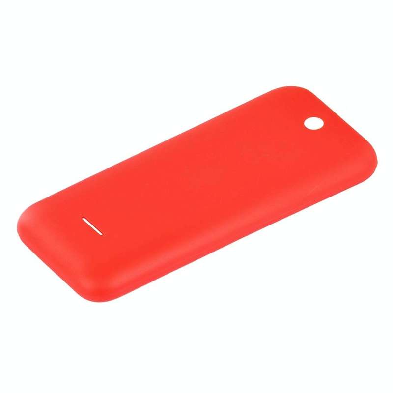 Solid Color Plastic Battery Back Cover for Nokia 225 (Red)