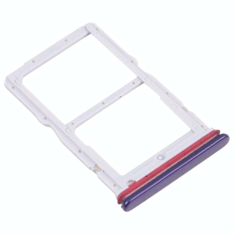 SIM Card Tray + NM Card Tray for Huawei nova 7 SE 5G Youth(Purple)