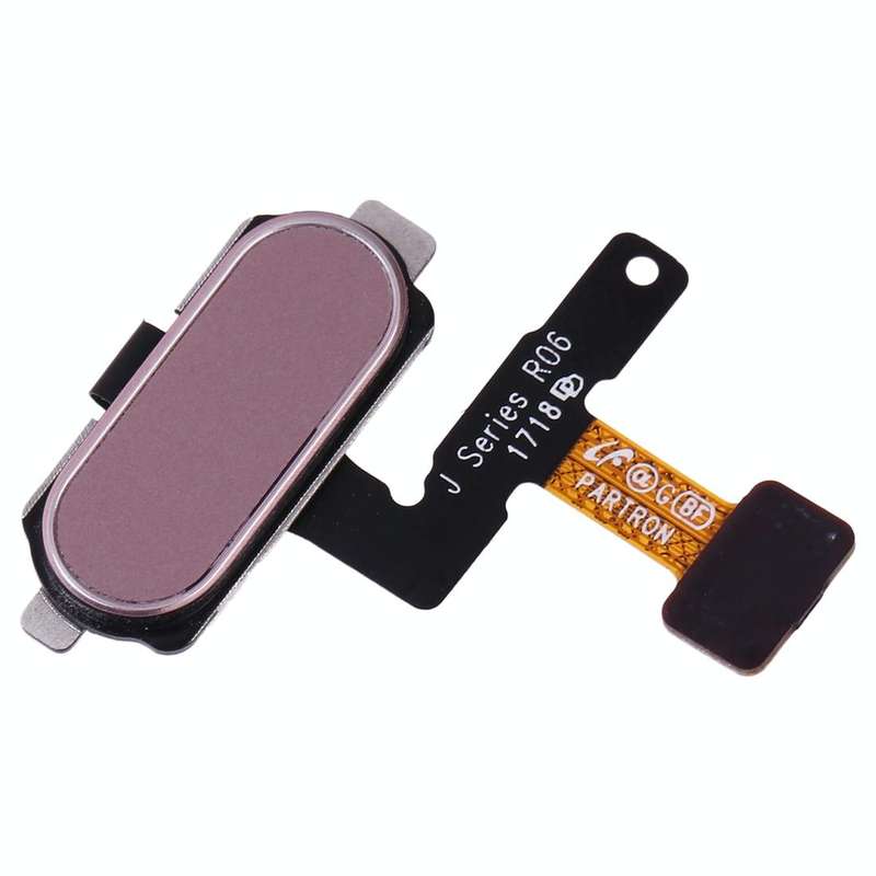 For Galaxy J7 (2017) SM-J730F/DS SM-J730/DS Fingerprint Sensor Flex Cable(Pink)