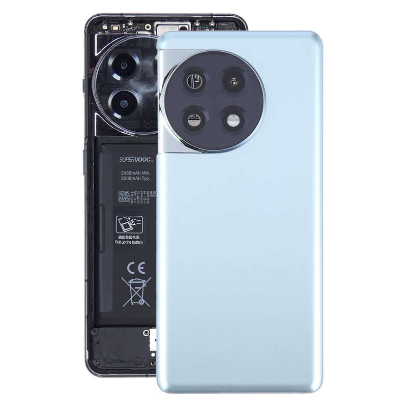 For OnePlus 11R Battery Back Cover with Camera Lens Cover(Green)