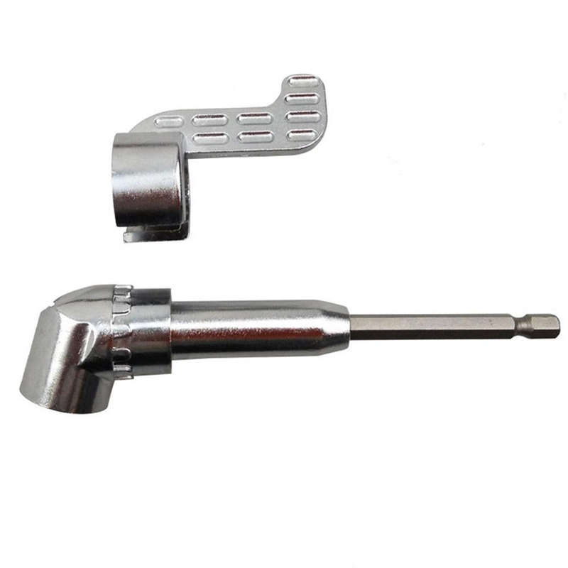 105 Degree Long Handle Right Angle Corner Drill Holds Screwdriver Bit(Long Corner Device)