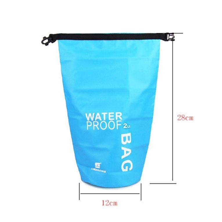 LUCKSTONE 2L Outdoor Scratch-resistant Wear-resistant Swimming Waterproof Bag(White)
