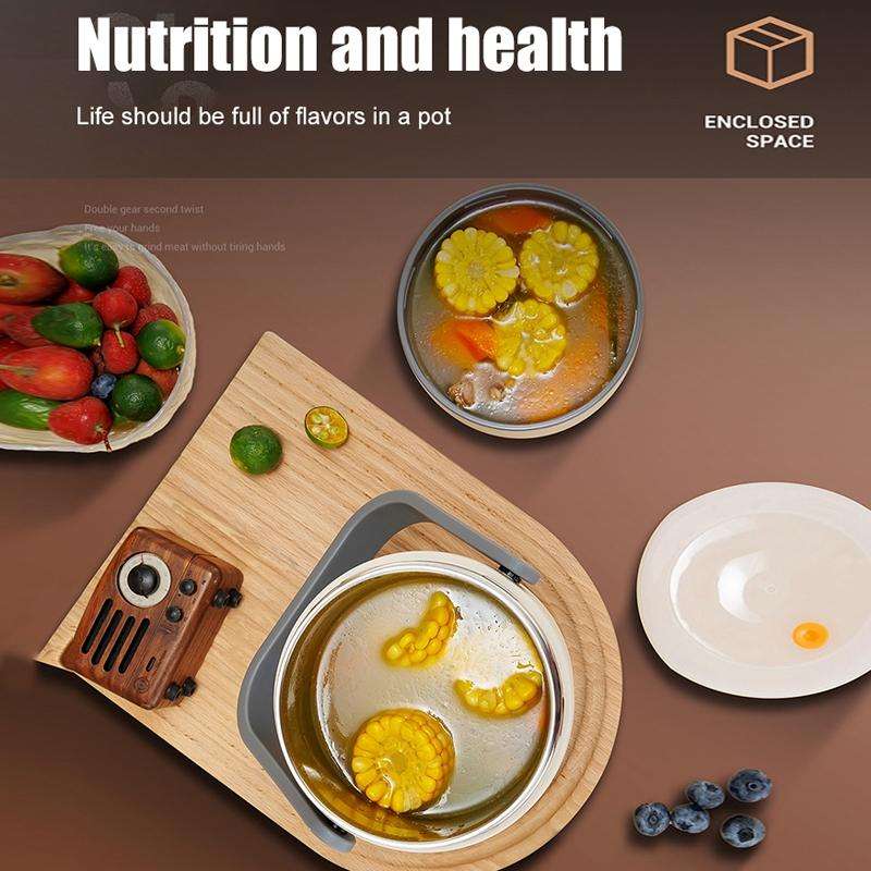 2.0L 304 Food Grade Insulated Lunch Box Electric Thermostat Lunch Bucket, CN Plug, Color: Tempera...