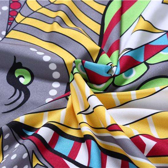 Polyester Printed Summer Bath Towel Round Elephant Sand Beach Towel Shawl Scarf, Size: 150 x 150cm