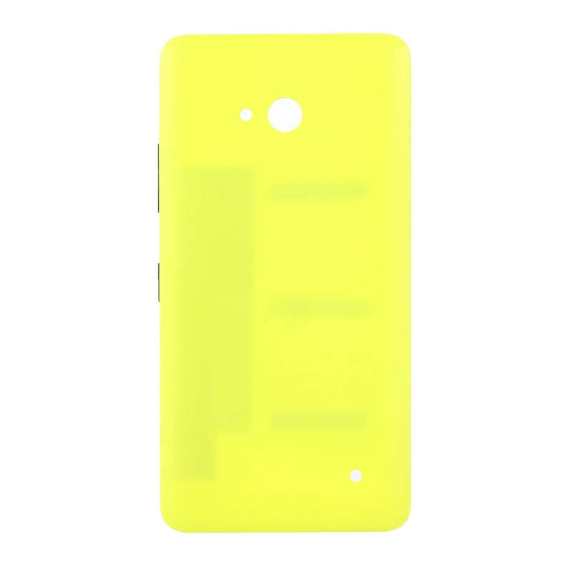 Frosted Surface Plastic Back Housing Cover for Microsoft Lumia 640(Yellow)