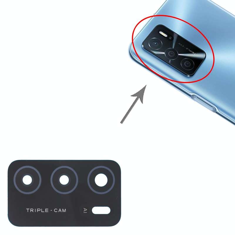 For OPPO A16/A16s/A54s 10 PCS Back Camera Lens