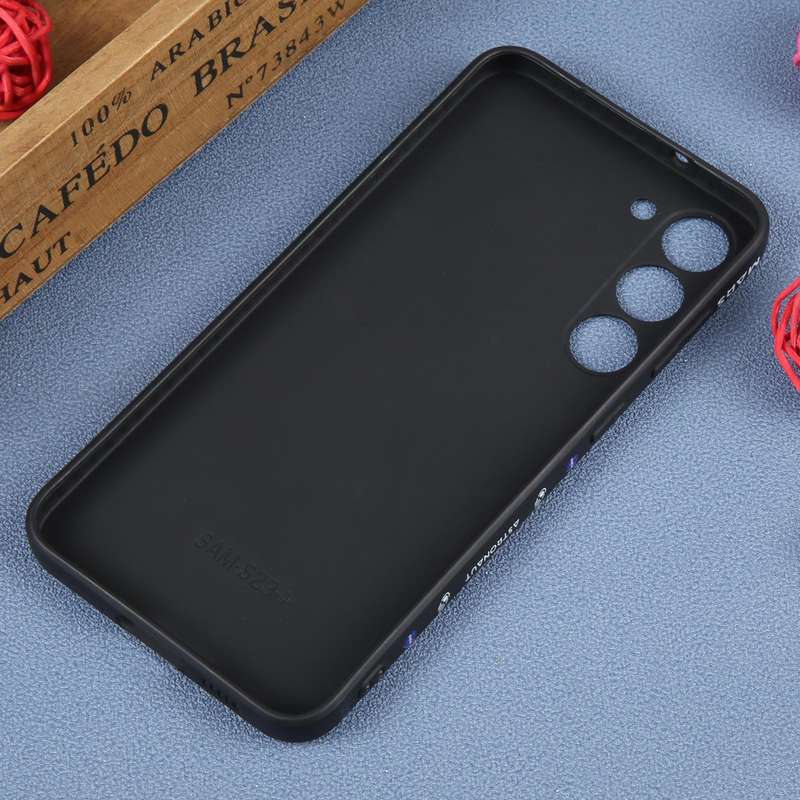 For Samsung Galaxy A02 Astronaut Pattern Silicone Straight Edge Phone Case(Mars Astronaut-Black)