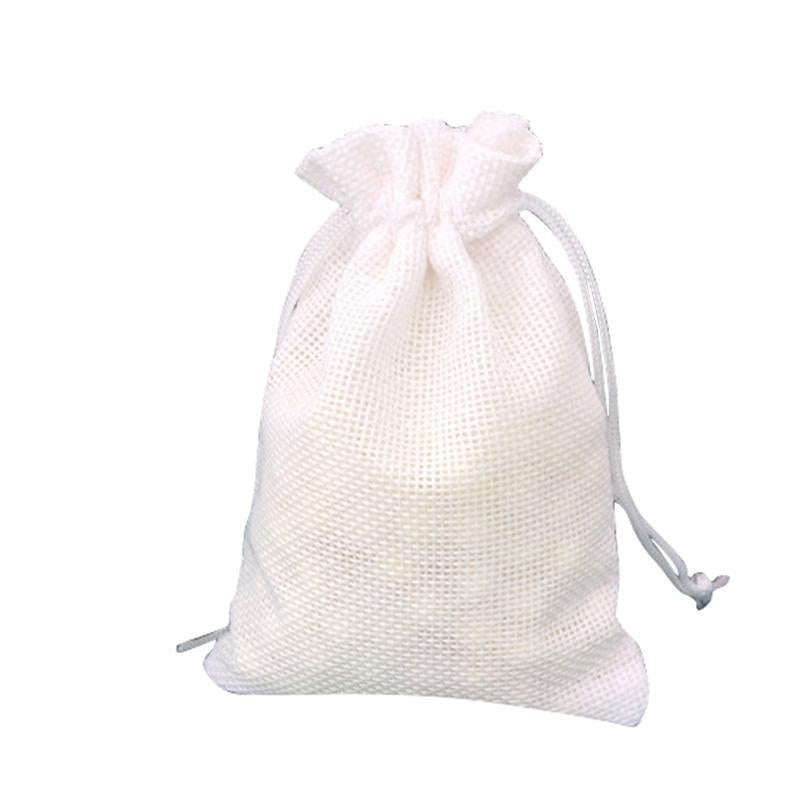 50 PCS Multi size Linen Jute Drawstring Gift Bags Sacks Wedding Birthday Party Favors Drawstring ...