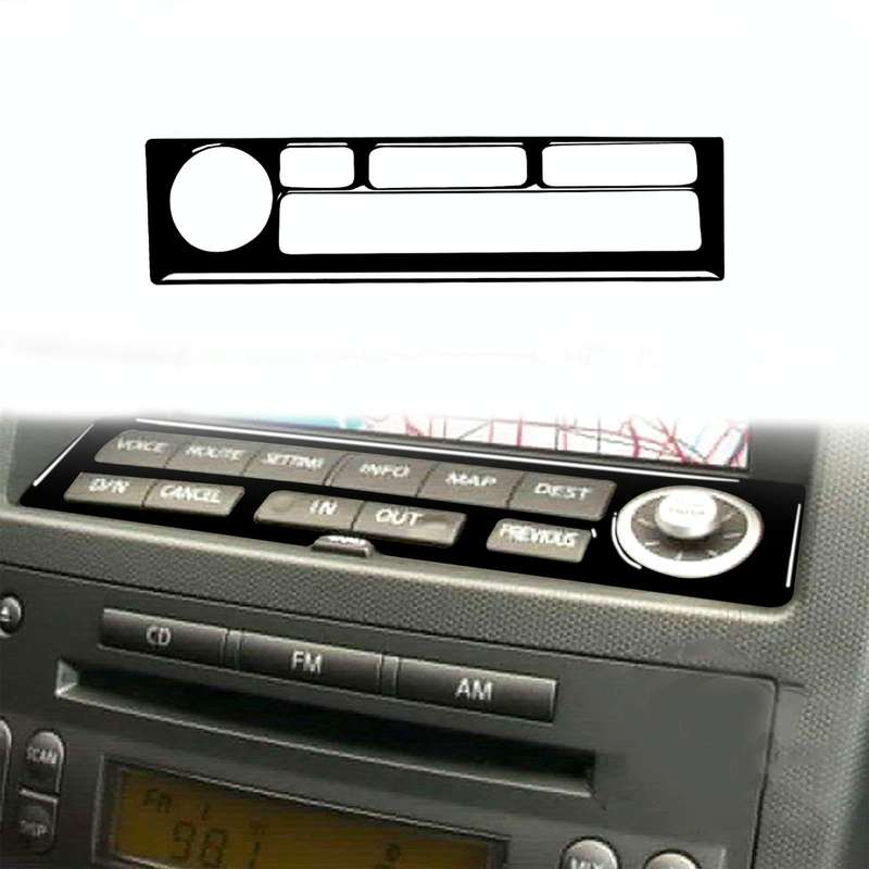For Nissan 350Z 2003-2009 Car Navigation Keys Decorative Stickers, Left and Right Drive Universal