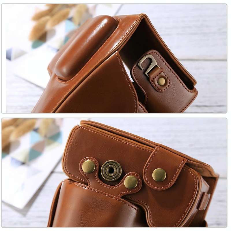 Full Body Camera PU Leather Case Bag for Nikon D5300 / D5200 / D5100 (18-55mm / 18-105mm / 18-140...