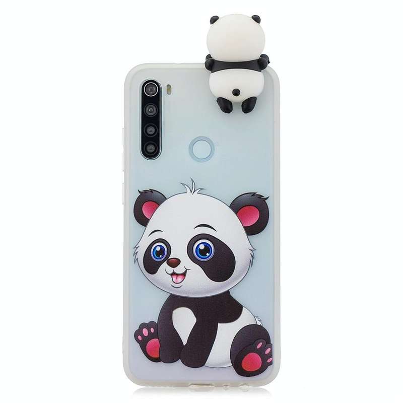 For Xiaomi Redmi Note 8 Shockproof Cartoon TPU Protective Case(Panda)