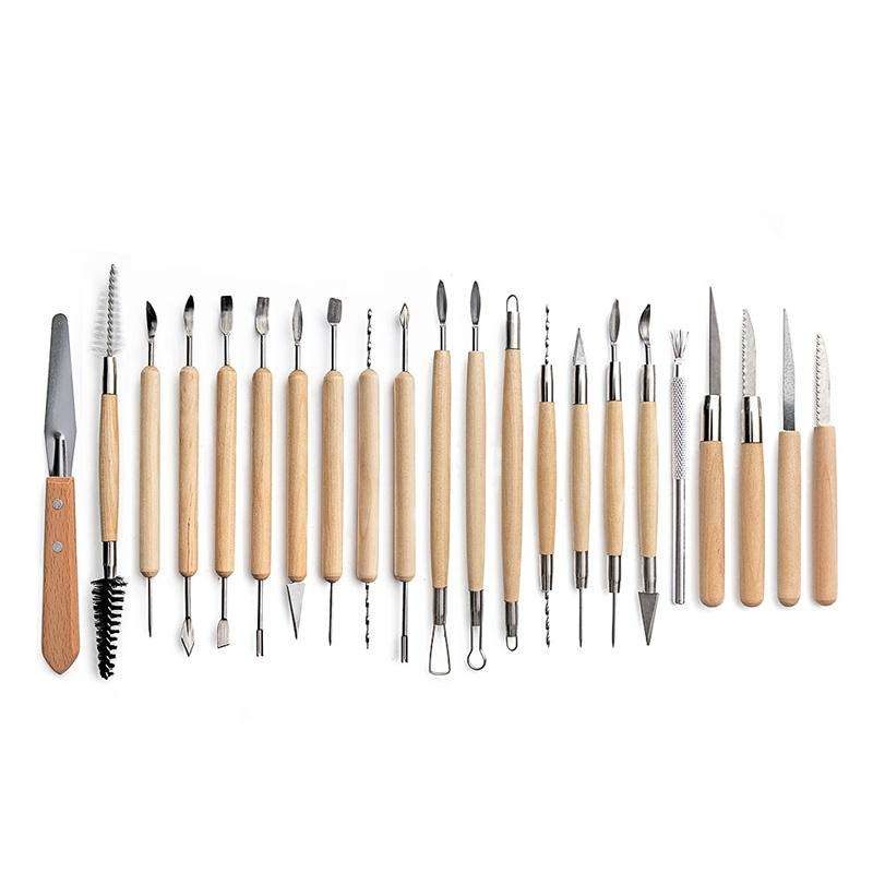 22 In 1 Pottery Tool Set Pottery Clay Stone Carving Knife DIY Clay Combination Tool