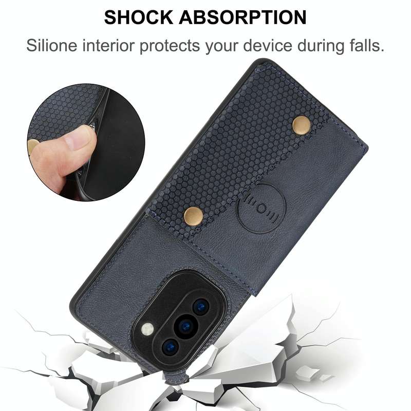 For Huawei nova 10 Double Buckle Magnetic Phone Case(Light Brown)