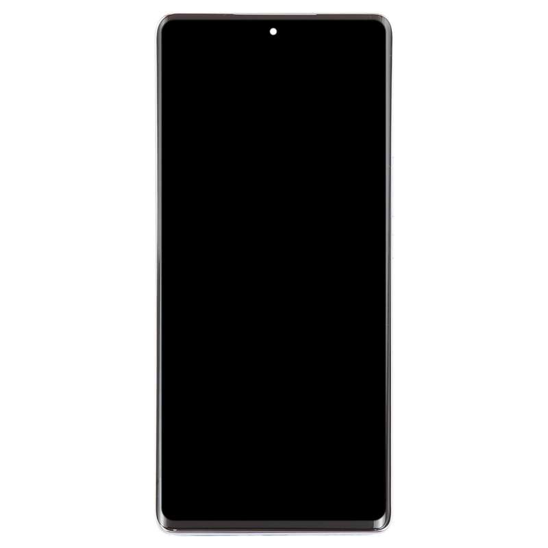 For Honor X9A Original LCD Screen Digitizer Full Assembly with Frame (Silver)