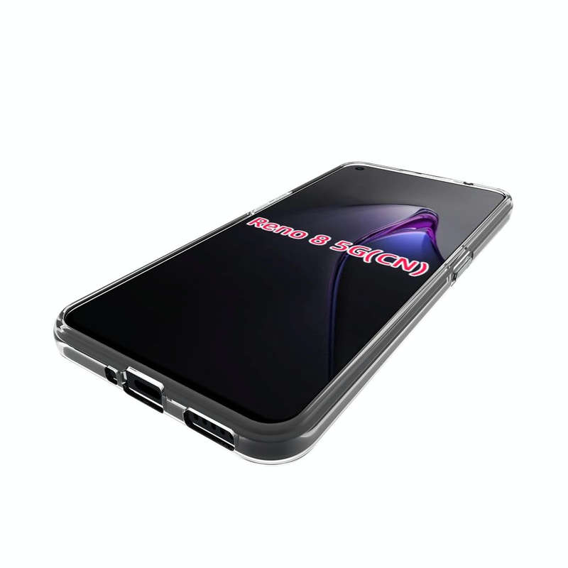 For OPPO Reno8 5G Waterproof Texture TPU Phone Case(Transparent)
