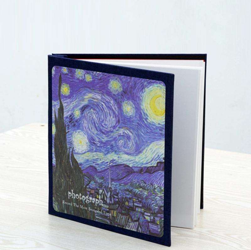 Retro Art DIY Handmade Photo Album Self-Adhesive Film Album, Style 16 inch Ride The Wind And Wave...