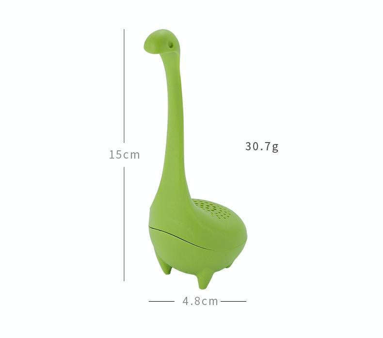 Food Grade PP Cooking Dinosaur Infuser Loch Ness Monster Shape Heat Resistance Total Tea Strainer...