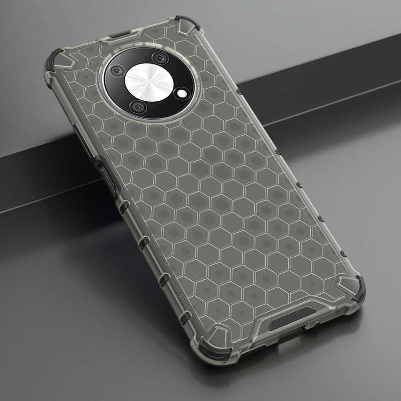For Huawei nova Y90 4G Honeycomb Phone Case(Black)