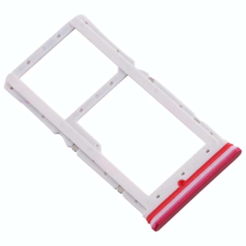 SIM Card Tray + SIM / Micro SD Card Tray for Xiaomi Redmi K30 4G(Red)