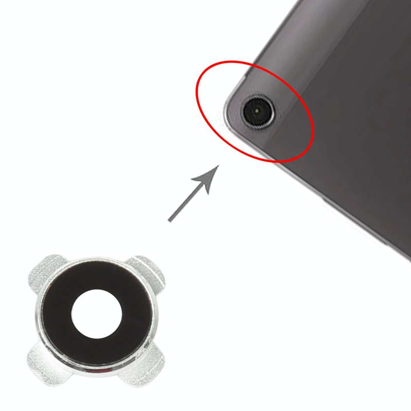 For Asus ZenPad Z8s ZT582KL P00J Original Rear Camera Lens Cover (Silver)
