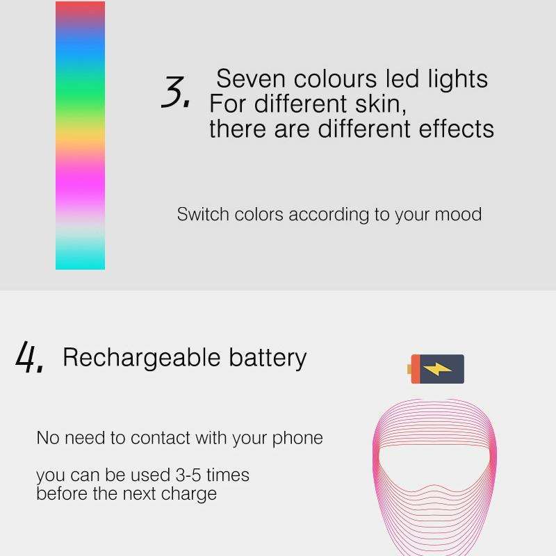 LED IPL Photon Beauty Skin Rejuvenation Instrument, Specification: 908 Three Color(White)