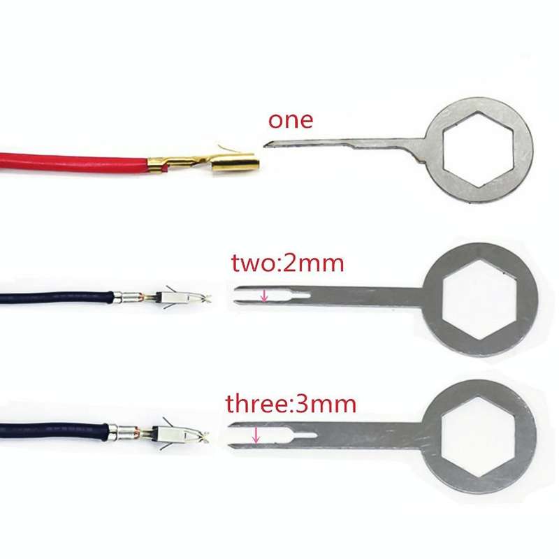 11 PCS Auto Car Plug Circuit Board Wire Harness Terminal Extraction Pick Connector Crimp Pin Back...