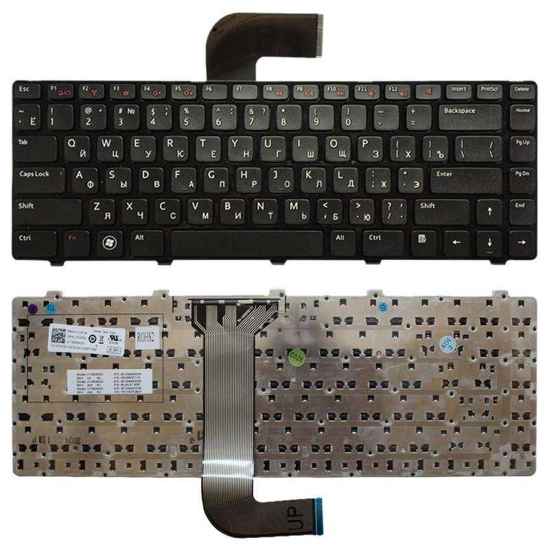 RU Keyboard for DELL Inspiron 14R N4110 M4110 N4050 M4040 N5050 M5050 M5040 N5040 3330 X501LX502L...