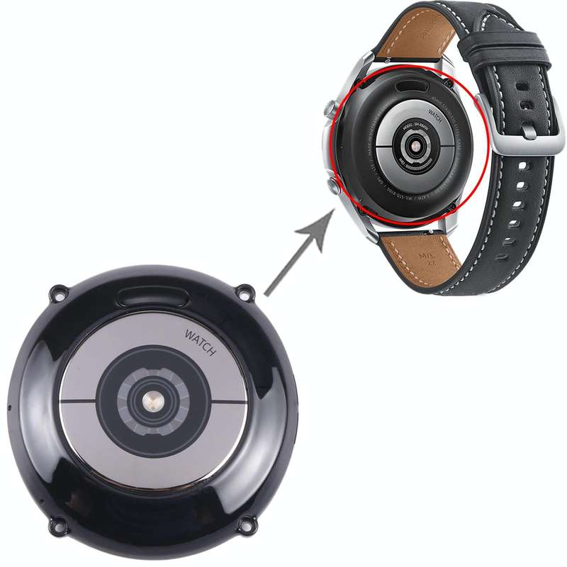 Original Back Cover With Heart Rate Sensor + Wireless Charging Module For Samsung Galaxy Watch 3 ...
