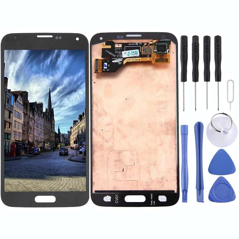 Original LCD Screen and Digitizer Full Assembly for Galaxy S5 / G9006V / G900F / G900A / G900I / ...