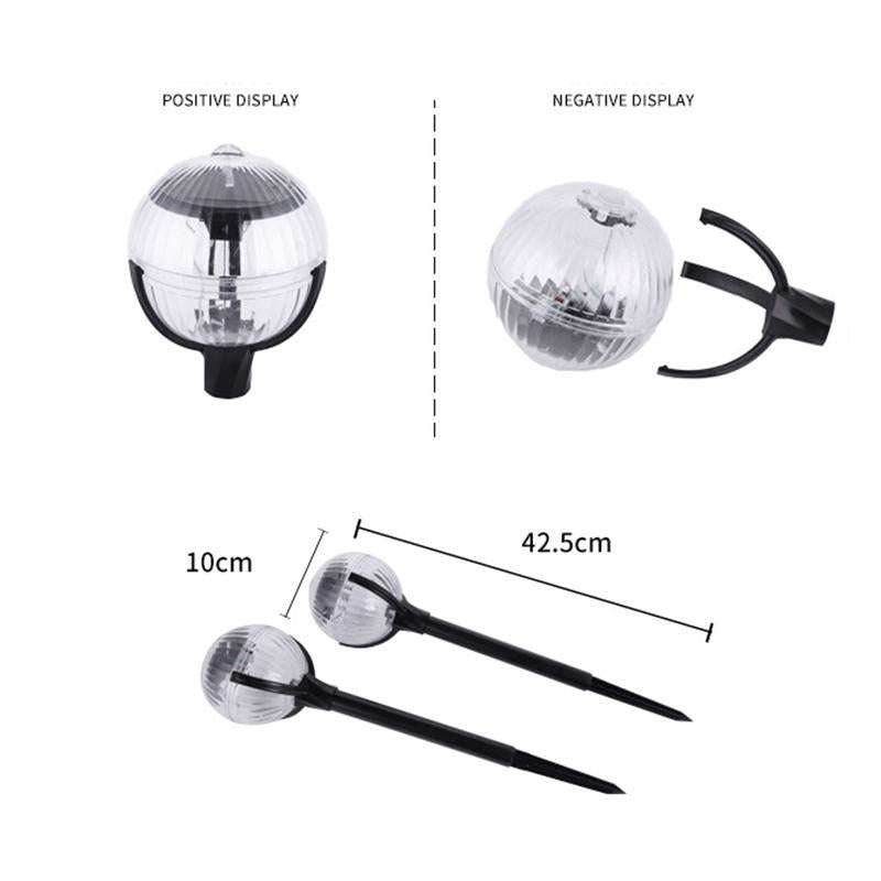 Solar Magic Ball Lawn Light LED Garden Light Colorful Light Control Light