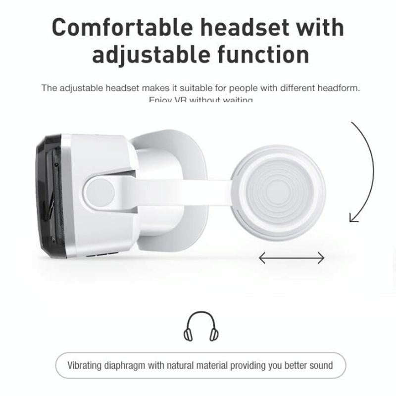 VRSHINECON G04BS+B03 Handle 3D Virtual Reality Helmet VR Glasses With Bluetooth Headset